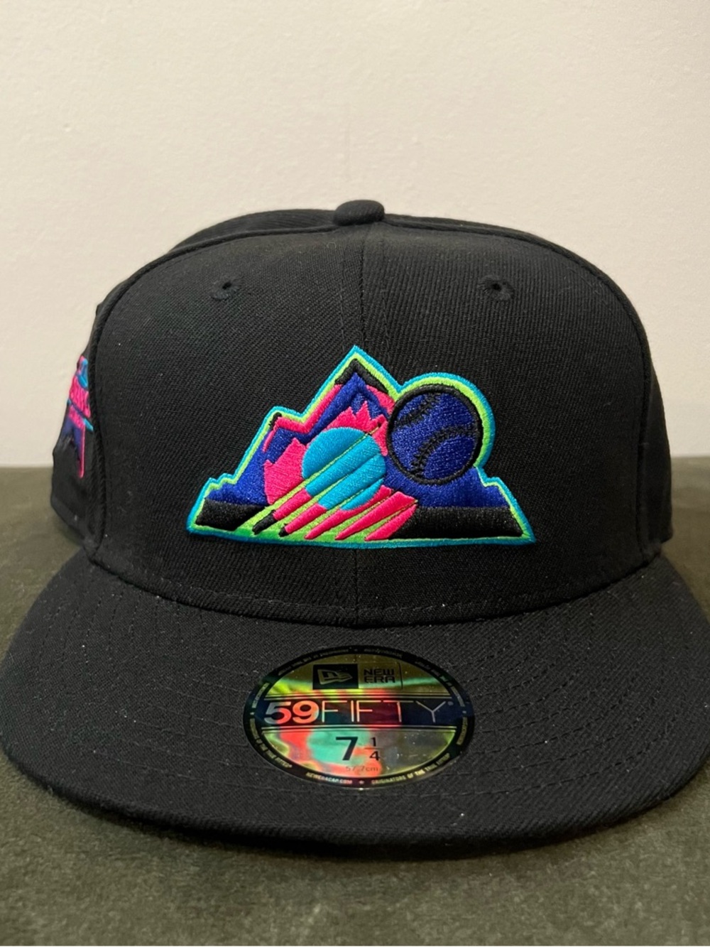New Era 59FIFTY Colorado Rockies MLB All-Star Game Black & Pink Hat - Size 7 1/4